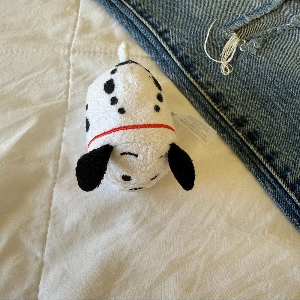Tsum‎ Tsum Dalmatian Plush Dog Toy - White and Black